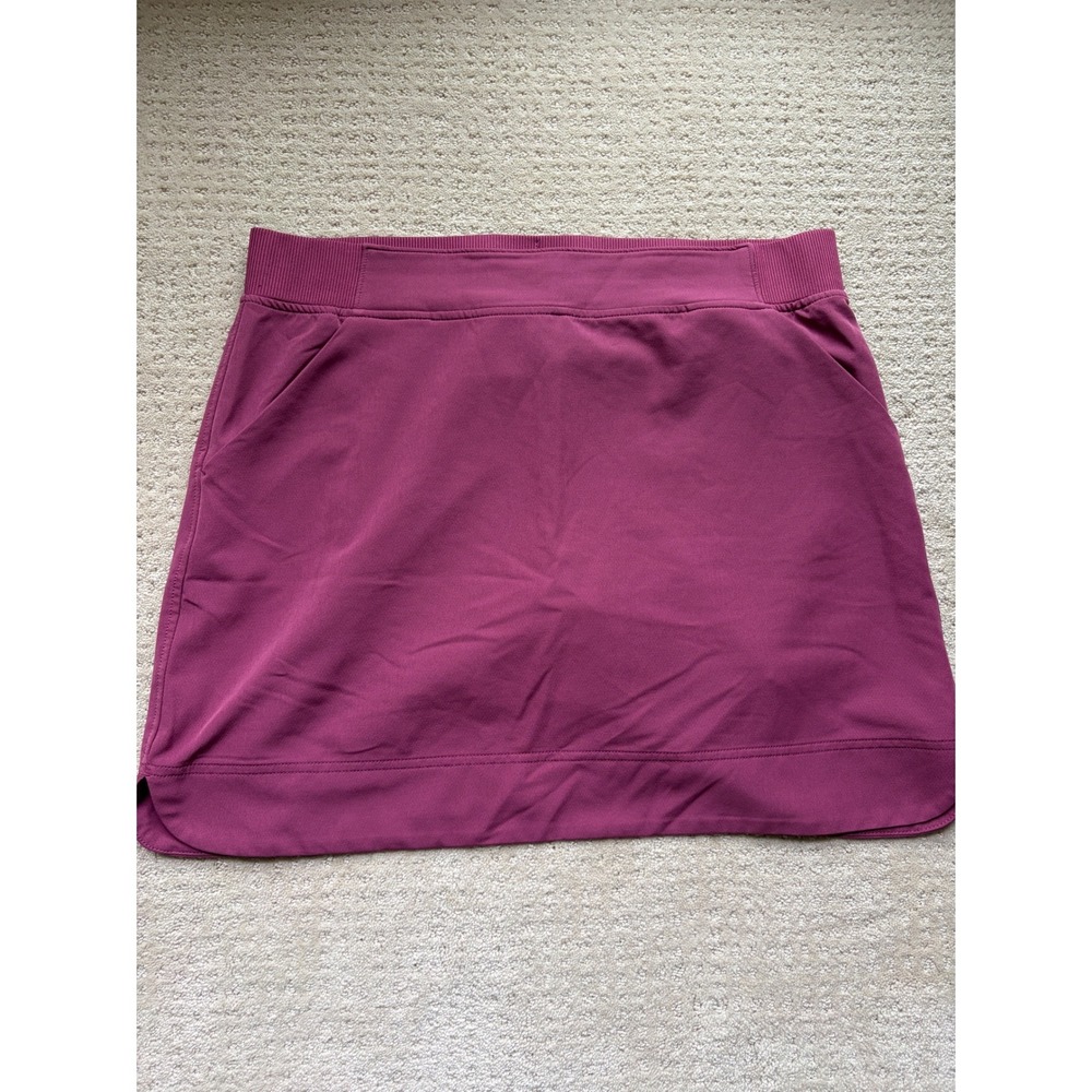 32 Degrees Cool Skort Large Purple Stretch Pockets Sporty Gorpcore Casual Luxury
